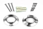 Closet Organizer Rod Support (Flanges)